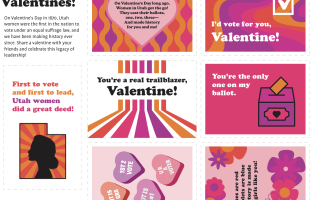 Cut outs of valentines